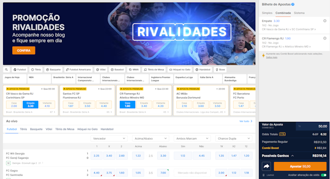 sua aposta